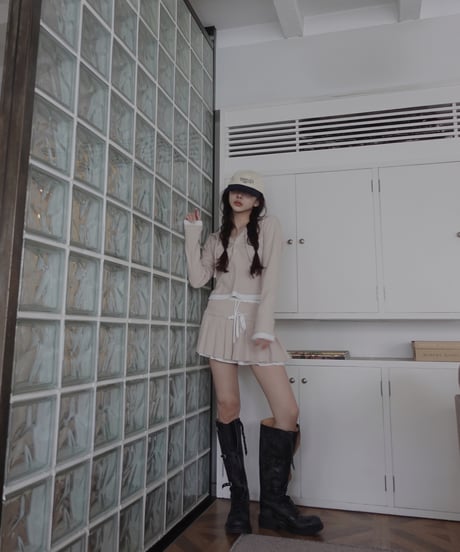 【Pink】レイヤードフードトップス /Layered Hood Top