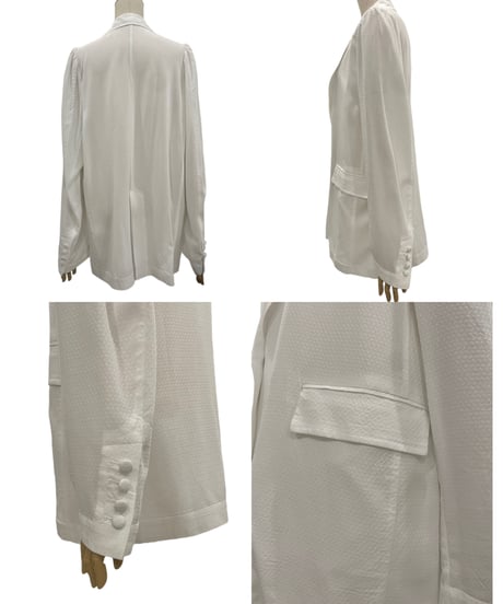 パフスリーブシアージャケット /Puff Sleeve Sheer Jacket