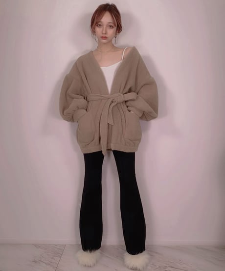 チャイナリボンスリットパンツ China Ribbon Slit Pants