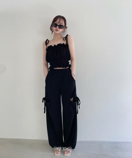 パイルサイドカットパンツ /Pile Side Cut Pants