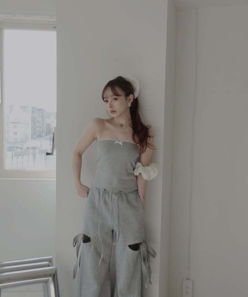 コットンレースビッグシュシュ/CottonLace Big Chouchou | FICTIO