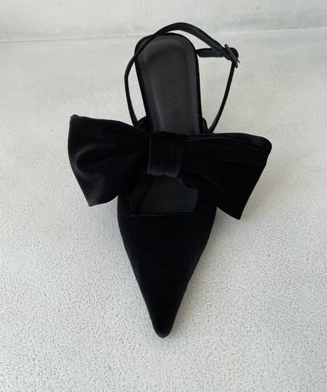 スリングバックリボンパンプス /Slingback Ribbon Pumps