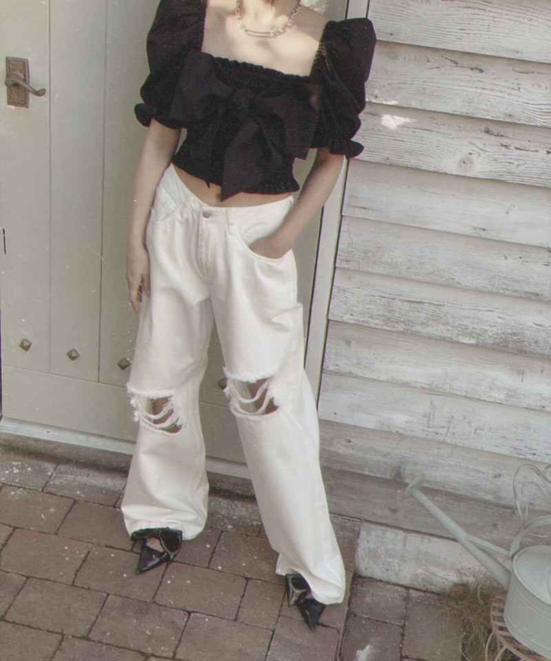 Ribbon］Tops /［リボン］トップス | FICTION TOKYO OFFICIA