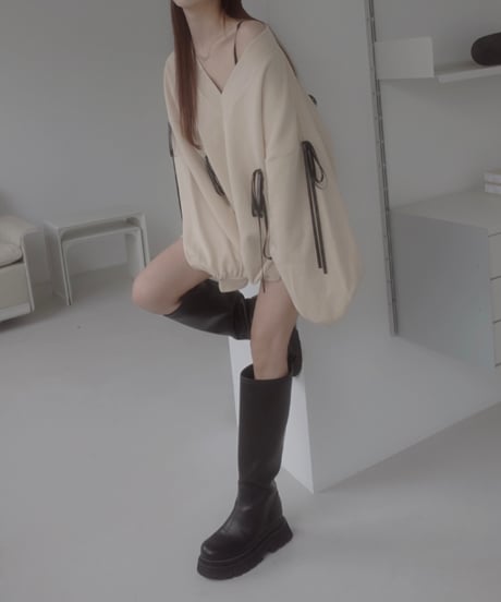 トラックソールロングブーツ / Track Sole Long Boots