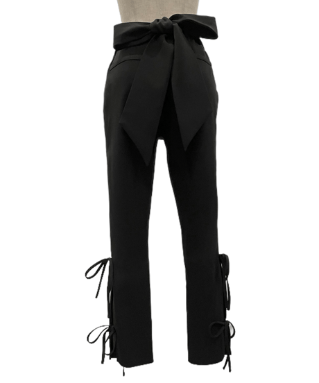 リボンクロップドパンツ/Ribbon Cropped Pants