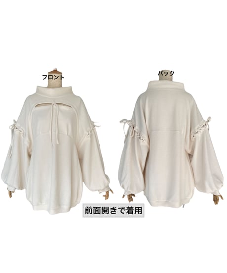 レースアップチュニックワンピ /  Laceup Tunic One-Piece