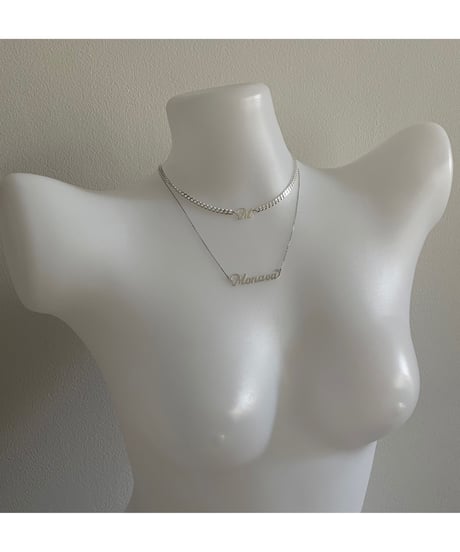 【1文字】"My Choker" /  Silver925 (シルバーカラー)