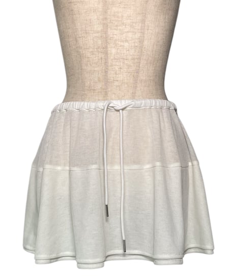 【LightGray】レイヤードプリーツスカート/Layered Pleats Skirt