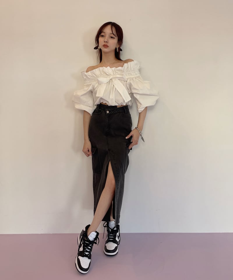 スリットカーゴスカート / Slit Cargo Skirt | FICTION TOKYO スリットカーゴスカート / Slit Cargo Skirt | FICTION TOKYO
