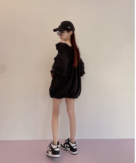 バルーンチュニックワンピース / Balloon Tunic One-Piece