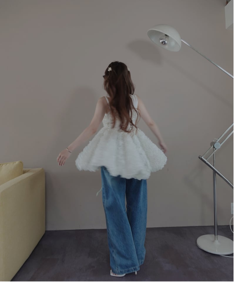 Milk】ブルームペタルチュニックドレス / Bloom Petal Tunic Dress