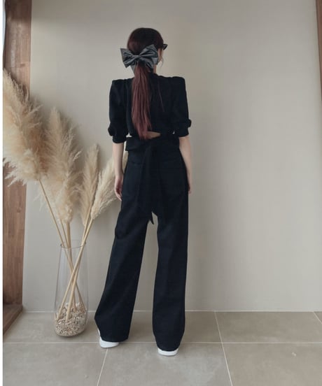 バックリボントップス / Back Ribbon Tops