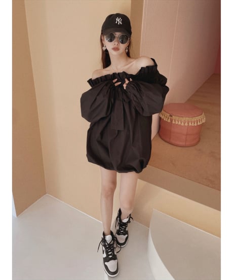 バルーンチュニックワンピース / Balloon Tunic One-Piece
