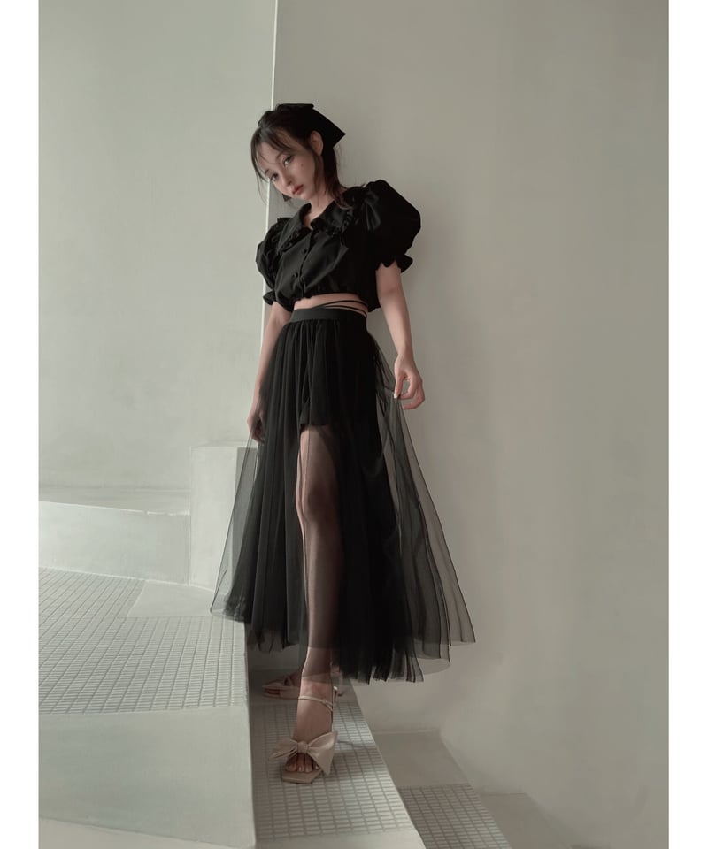 fiction tokyo フィクショントーキョー チュールスカート アイボリー チュールスカート/Tulles Skirt | FICTION TOKYO OFFICIAL