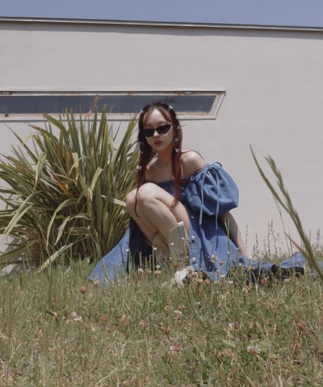 バルーンスリーブデニムトップ / Ballon Sleeve Denim Top