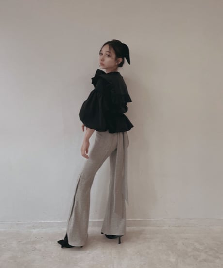 フリルビッグ襟ブラウス /   Fril Big Collar Blouse