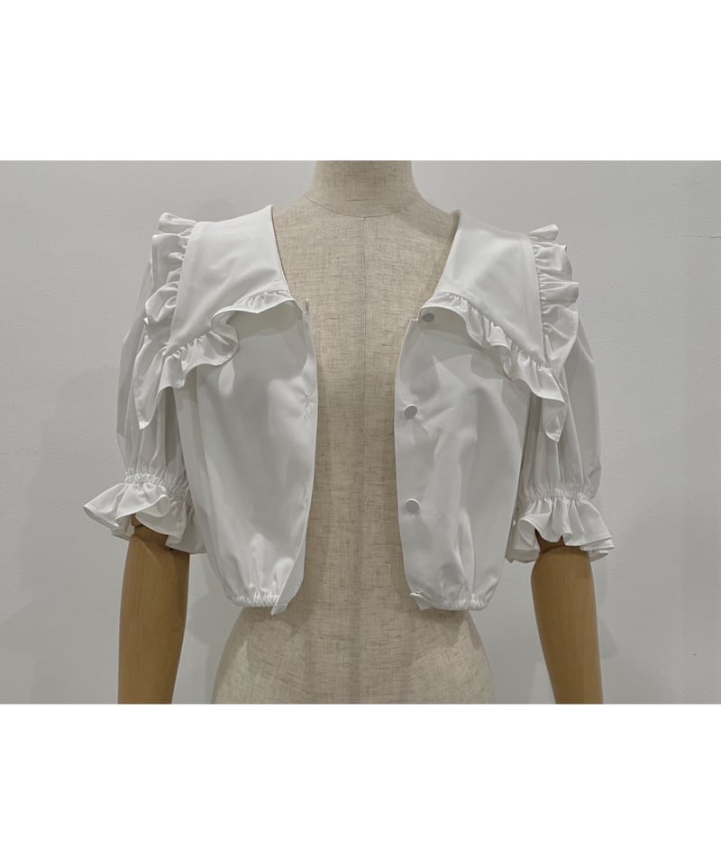 2Wayビッグカラーブラウス 2way Big Collar Blouse | FICTIO 2Wayビッグカラーブラウス 2way Big Collar Blouse | FICTIO