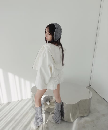 【Milk】ハートジップアップフーディー /Heart Zip-up Hoodie