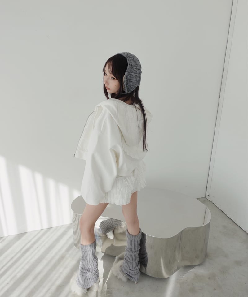 Milk】ハートジップアップフーディー /Heart Zip-up Hoodie | FIC