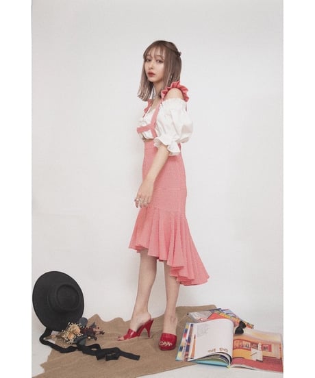 ギンガムチェックスカート　Gingham Check Skirt