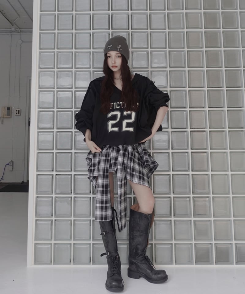 Check】ランダムスカート / Random Skirt | FICTION TOKYO