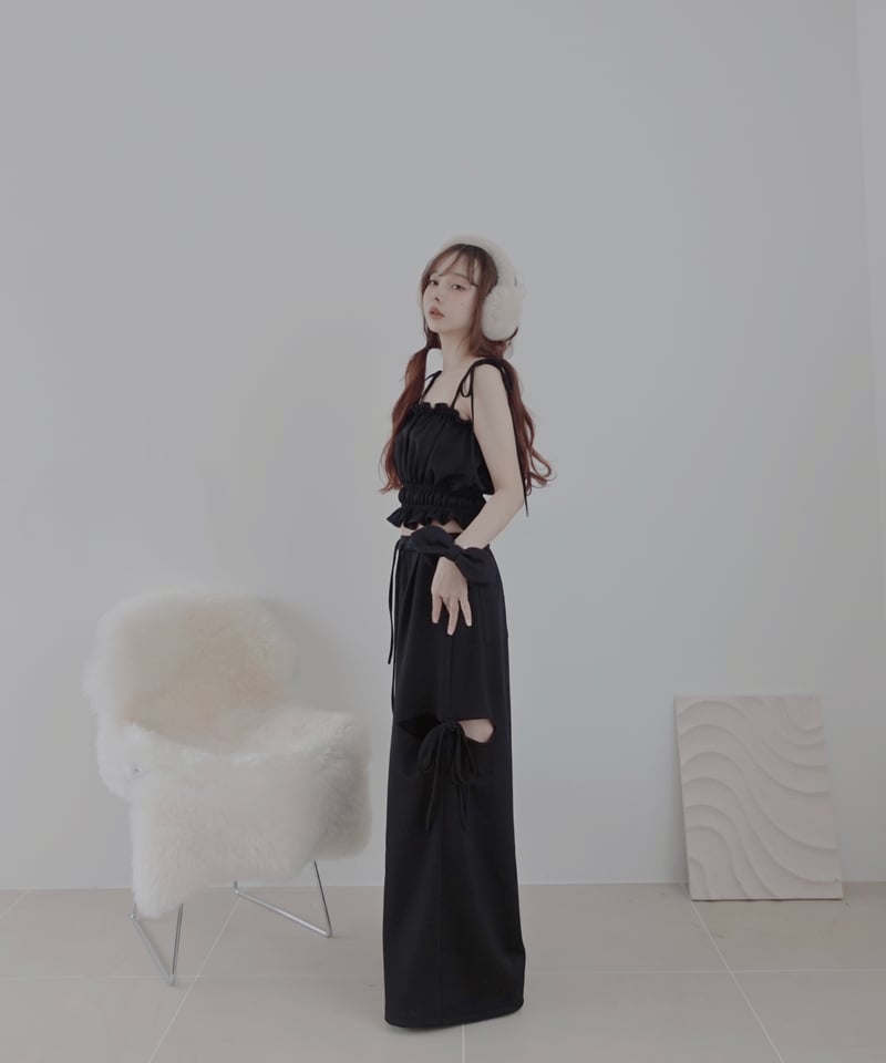 2点セットアップ①】キャミソール＋パンツ | FICTION TOKYO OFFICIAL