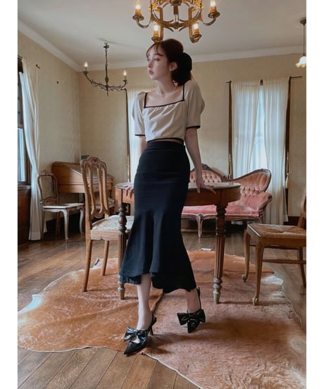 2Wayパイピングボディースーツ / 2Way binding Body Suit