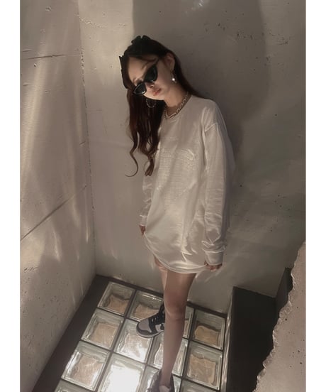Croco Heart Longsleeve T /クロコハートロンT