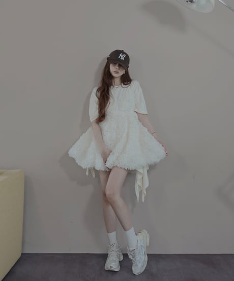 【Milk】ブルームペタルチュニックドレス / Bloom Petal Tunic Dress
