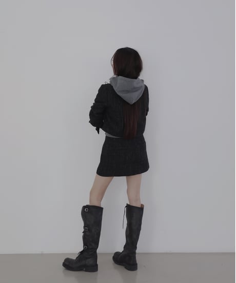 ［Black］ツイードジャケット/ Tweed Jacket