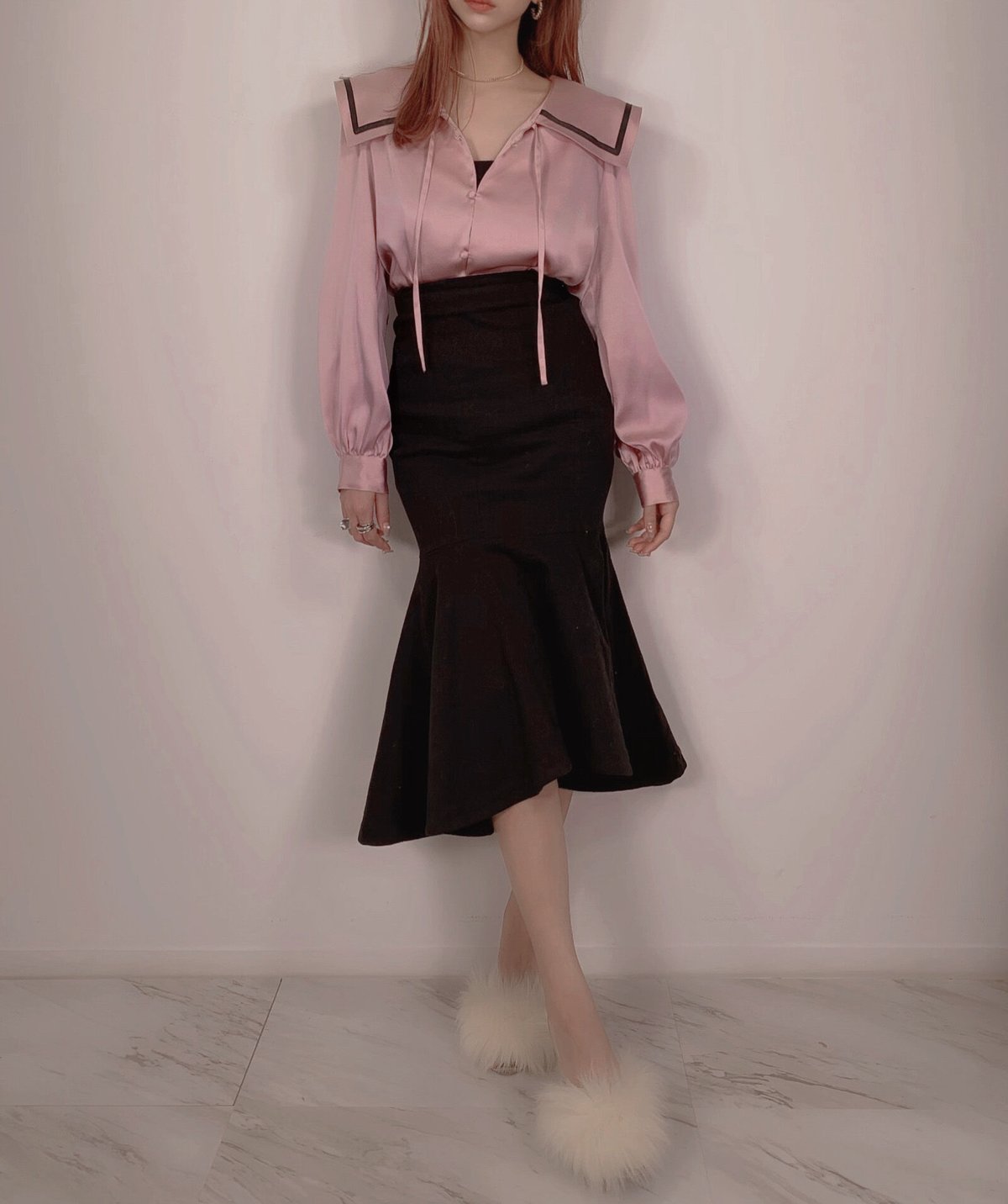 セーラーカラーブラウス / Sailor collar Blouse | FICTION TO セーラーカラーブラウス / Sailor collar Blouse | FICTION TO