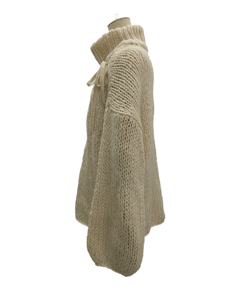 ハンドニッティングリボントップ / Hand Knitting Ribbon Top ハンドニッティングリボントップ / Hand Knitting Ribbon Top