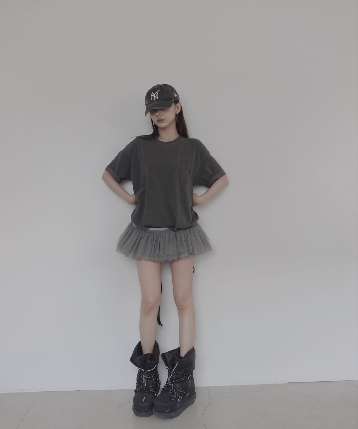 セット割引】チュールトップ + Big Logo T | FICTION TOKYO OFF