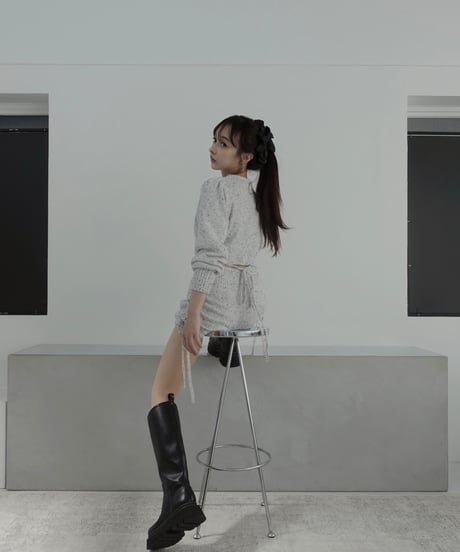 フロントクロスニットカーディガン / Front Cross Knit Cardigan