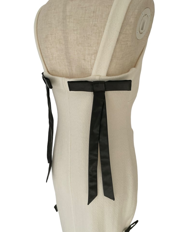 FICTION TOKYO レザーリボンスリットワンピース　セット レザーリボンスリットワンピース / Faux Leather ribbon Slit