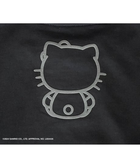 【Black】♡ Croco Kitty ♡ ボリュームスリーブスウェットトップ / ♡Croco Kitty♡ Volume Sleeve Sweat Top