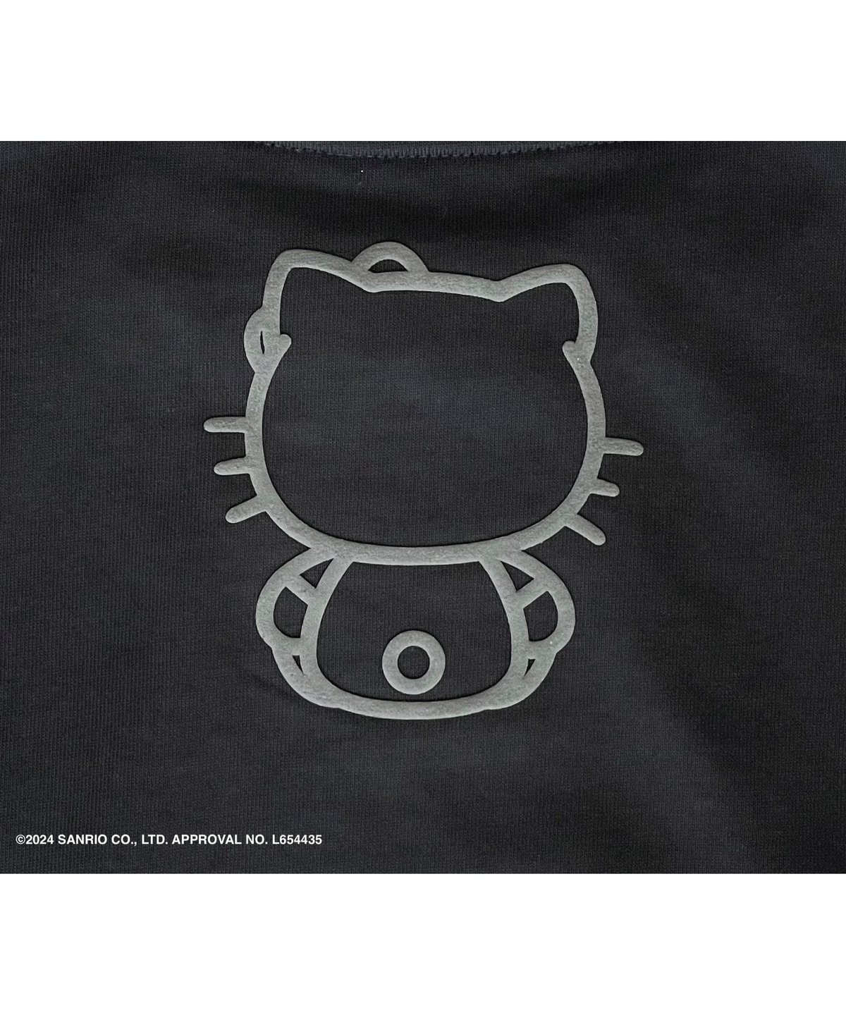Black】♡ Croco Kitty ♡ ボリュームスリーブスウェットトップ Black】♡ Croco Kitty ♡ ボリュームスリーブスウェットトップ