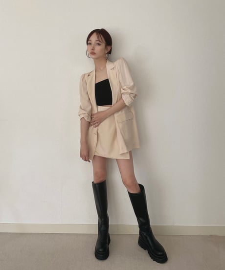 ラップミニスカート(インナーショートパンツ付き) /Wrap Mini Skirt( +inner Short Pants)