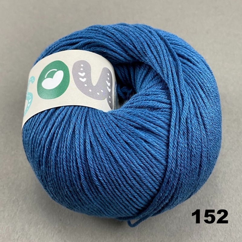 Soul Uni コットン糸 - 単色 - 1玉 180m/50g | Bernd Kestl