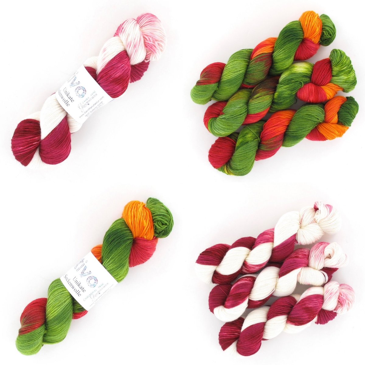 クリスマスのソックスヤーン 手染め Bernd Kestler's Store