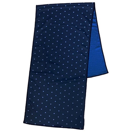 放熱冷却タオル【日本製】スーパークーリングタオル/テラックスクール（放熱・吸熱・遮熱・吸水発冷・接触冷感・紫外線カット・抗菌防臭）多重冷却機能タオル［ドット］