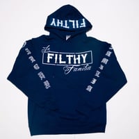 FILTHY Hawaii ペイズリーパーカー／ネイビーホワイト