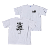 [[GOOD TIMES ORIGINALS]]  420 What is your Fav flower  T-shirts  ホワイト/ブラック