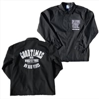 GOOD TIMES ORIGINALS    World IS Yours 808   コーチジャケット    ブラック/ホワイト