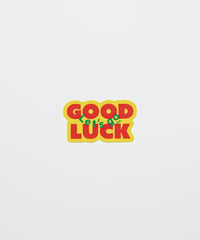 Let's GoのGOOD LUCKステッカー
