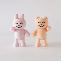 マニー　うさぎとくまのぬいぐるみ うさぎとくまのぬいぐるみマスコット | HOHOHOZA KANAZAWA