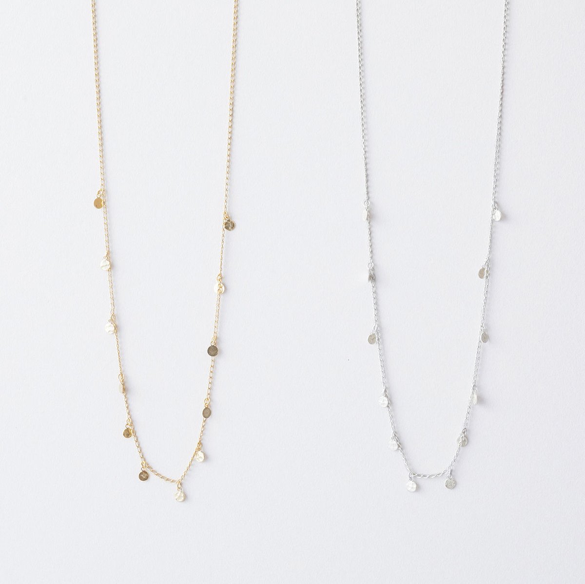 RSN098：ドットプレートネックレス / Dot plate Necklace | Pisc...