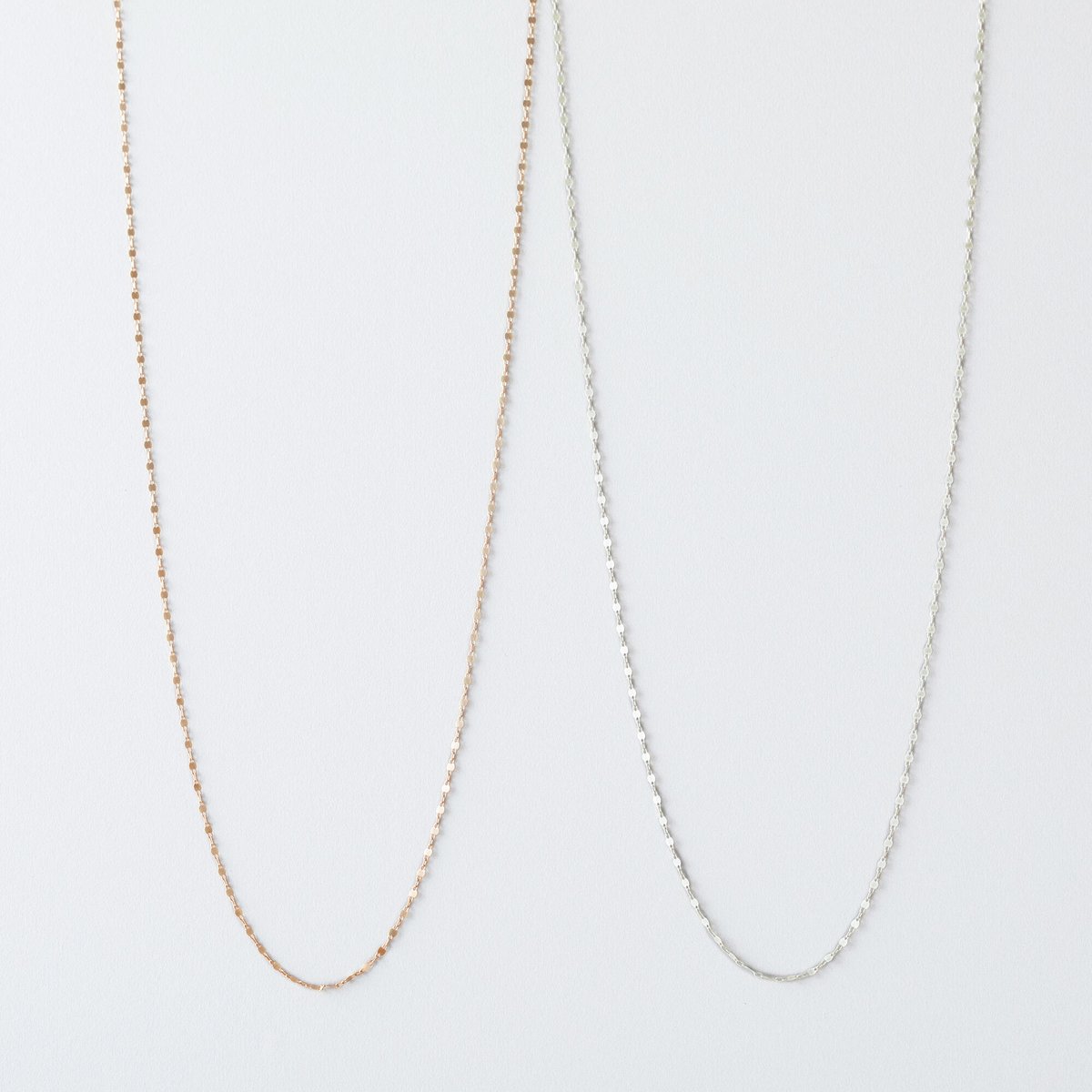 NAN072：スエッジチェーンネックレス / Swage Chain Necklace