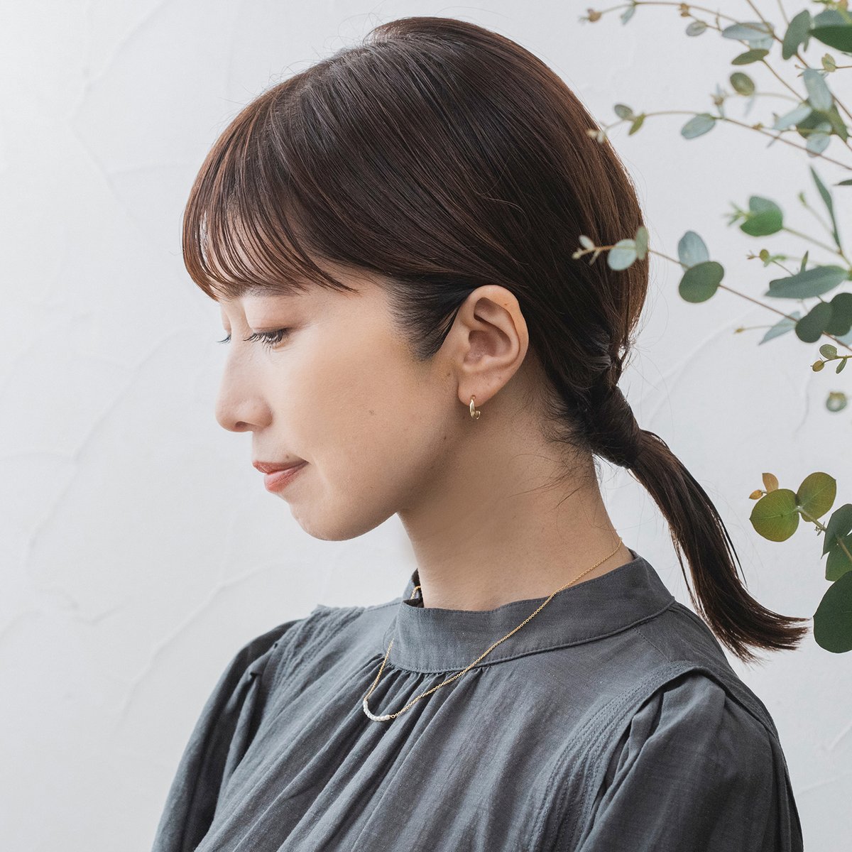 ピアス】SSP814：ツイストフープピアス （SV925) | Pisceans