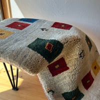【No.13】カラフルな四角模様のギャッベ